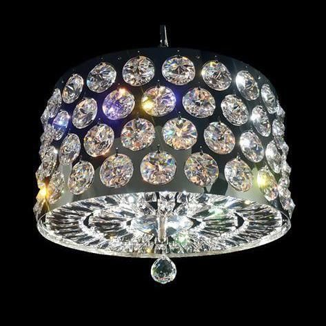 Lampada sospesa - 03041 - CRISTALUX LIGHTING DESIGN - in acciaio inossidabile / in cristallo / contemporanea