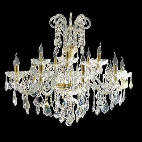 Lampadario contemporaneo - 1506 - CRISTALUX LIGHTING DESIGN - in cristallo / da 15 lampadine / contract