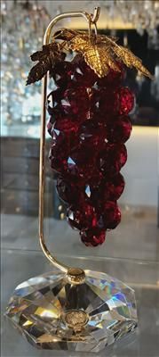 Scultura in cristallo - 501/35/13R - CRISTALUX LIGHTING DESIGN - da appoggio / contract / dorata