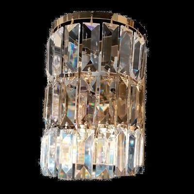 Applique moderna - 2018/1 - CRISTALUX LIGHTING DESIGN - da interno / in acciaio inossidabile / in cristallo