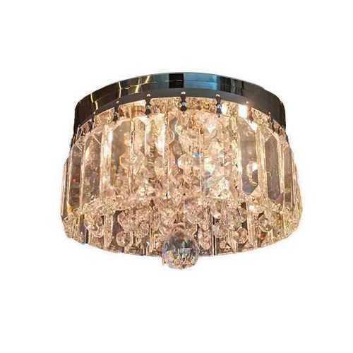 Plafoniera moderna - 2008 - CRISTALUX LIGHTING DESIGN - rotonda / in acciaio inossidabile / in cristallo