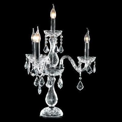 Lampada da tavolo - 145 series - CRISTALUX LIGHTING DESIGN - in acciaio inossidabile / in cristallo / in stile barocco
