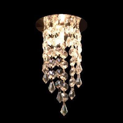 Plafoniera in stile rustico - 424 - CRISTALUX LIGHTING DESIGN - rotonda / in acciaio inossidabile / in cristallo