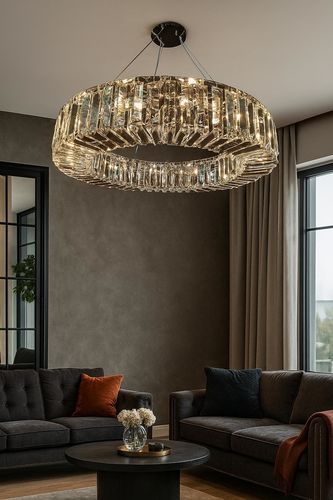 Lampada a sospensione - 511 series - CRISTALUX LIGHTING DESIGN - in metallo / in cristallo / contemporanea
