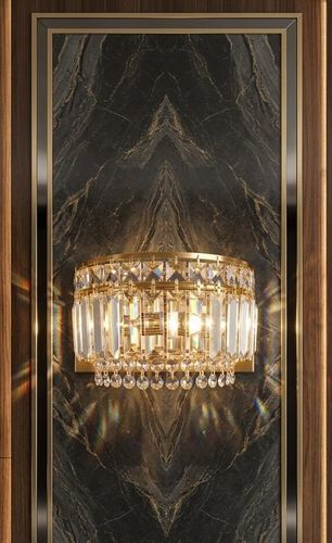 Applique contemporanea - 2004/2 - CRISTALUX LIGHTING DESIGN - da interno / in acciaio inossidabile / in cristallo