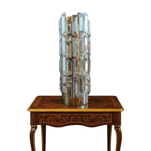 Lampada da tavolo - 125 - CRISTALUX LIGHTING DESIGN - in acciaio inossidabile / in cristallo / contemporanea