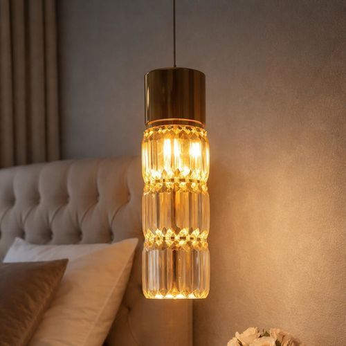 Lampada a sospensione - 17611 - CRISTALUX LIGHTING DESIGN - in acciaio inossidabile / in cristallo / contemporanea