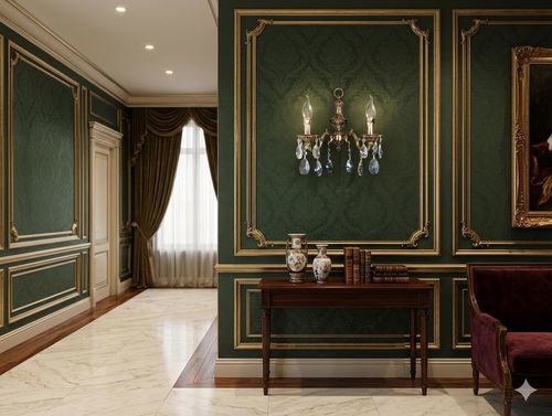 Applique classica - 37/2 - CRISTALUX LIGHTING DESIGN - da interno / in acciaio inossidabile / in cristallo