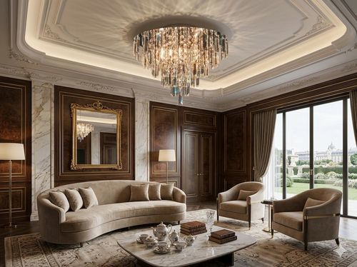 Lampadario contemporaneo - x8/S610 - CRISTALUX LIGHTING DESIGN - in cristallo / contract / 1 livello
