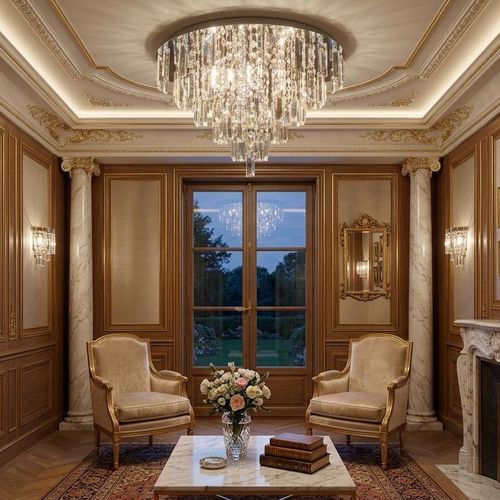 Lampadario contemporaneo - X7/S610 - CRISTALUX LIGHTING DESIGN - in cristallo / contract / a cascata