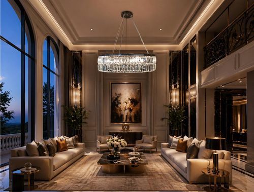 Lampadario contemporaneo - X5 series - CRISTALUX LIGHTING DESIGN - in metallo / in vetro / contract