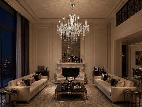 Lampadario contemporaneo - 145 series - CRISTALUX LIGHTING DESIGN - in cristallo / con 3 punti luce / da 5 lampadine