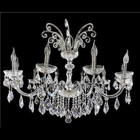 Lampadario classico - CRISTALUX LIGHTING DESIGN - in cristallo / da 6 lampadine / a candelabro