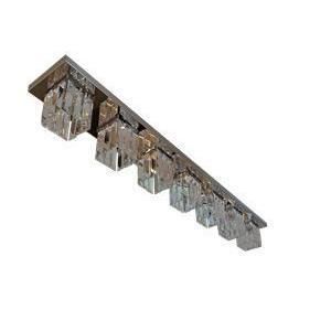 Plafoniera contemporanea - 0575/7 - CRISTALUX LIGHTING DESIGN - rettangolare / in metallo / in cristallo