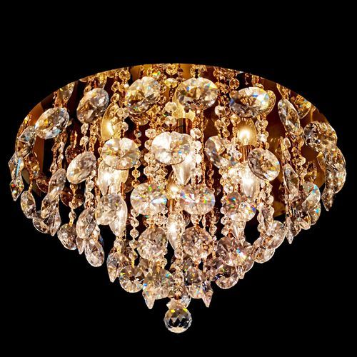 Lampadario contemporaneo - 81041 SERIES - CRISTALUX LIGHTING DESIGN - in acciaio inossidabile / in cristallo / con 3 punti luce