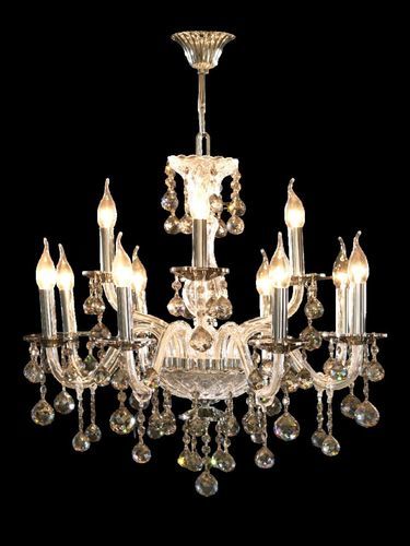 Lampadario contemporaneo - 165 - CRISTALUX LIGHTING DESIGN - in cristallo / da 6 lampadine / da 8 lampadine
