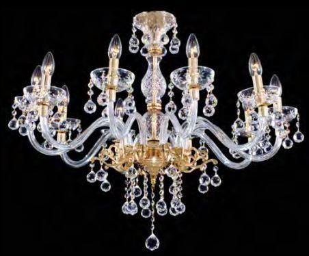 Lampadario classico - 167/10 - CRISTALUX LIGHTING DESIGN - in cristallo / da 10 lampadine / contract