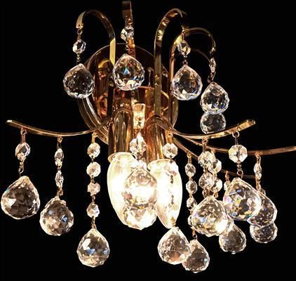 Lampadario contemporaneo - 1016/25/2D - CRISTALUX LIGHTING DESIGN - in cristallo / geometrico
