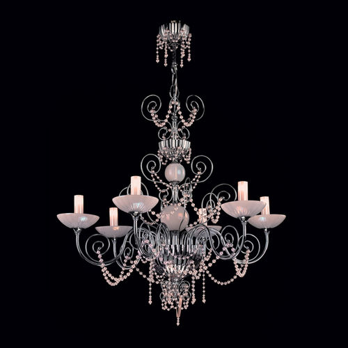 Lampadario design originale - STAR - BEBY ITALY SRL - in vetro di Murano / in cristallo Swarovski® / in metallo