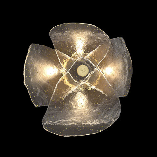 Applique design originale - ORCHID - BEBY ITALY SRL - da interno / in metallo / in vetro di Murano