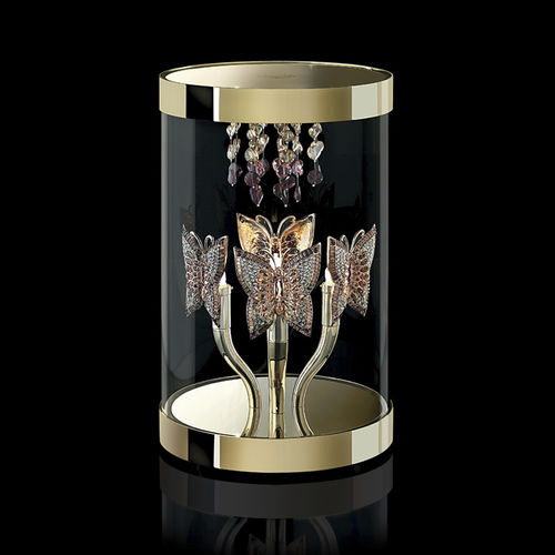 Lampada da tavolo - BUTTERFLY - BEBY ITALY SRL - in metallo / in cristallo / in cristallo Swarovski®