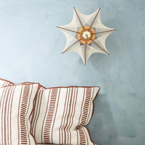 Applique design scandinavo - ETIOLA S - LAFABLIGHT - da interno / in cotone / in rovere