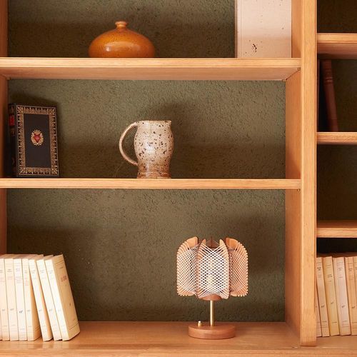 Lampada da tavolo - JEEMI - LAFABLIGHT - per ufficio / in rovere / in cotone