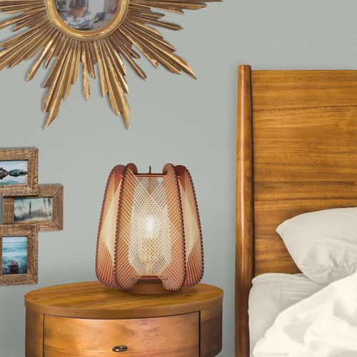 Lampada da tavolo - ARIOCA CROISÉ - LAFABLIGHT - per ufficio / in rovere / in cotone