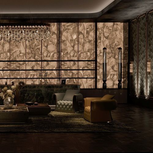 Poltrona in stile - ZUNYUN CHENGJING  - DASH CASA GROUP CO.LTD - in pelle / in legno massiccio / in legno massiccio