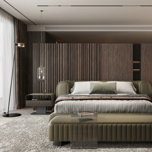 Comodino contemporaneo - MOONISLAND  - DASH CASA GROUP CO.LTD - in metallo / in pelle / in rovere