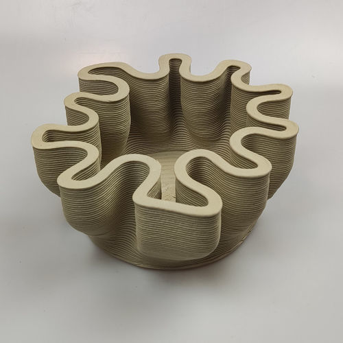 Ciotola in plastica - BlueCycle - in corallo / contemporanea