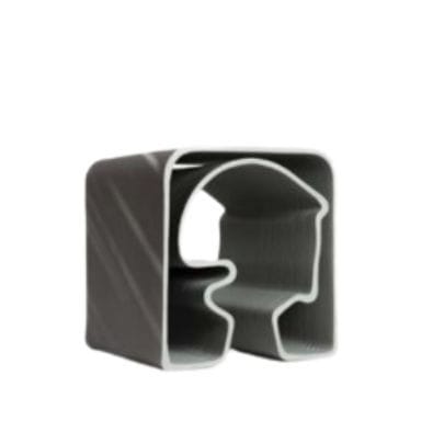 Comodino design - HUMAN - BlueCycle - in plastica / quadrato / su misura