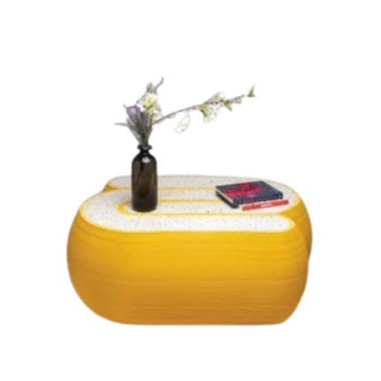 Vaso da giardino in plastica - KÁVOS LRG - BlueCycle - in terrazzo / rotondo / Made in Italy