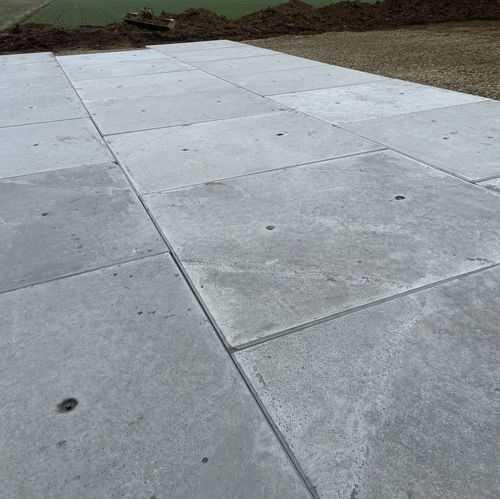 Lastra prefabbricata per solaio in calcestruzzo - Féret Préfa - per strade