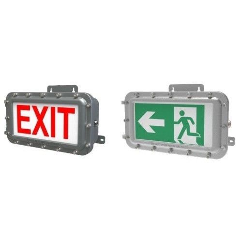 Illuminazione di emergenza a muro - JN-ATEX-EXIT1SERIES - JNLED - rettangolare / LED / in ghisa di alluminio