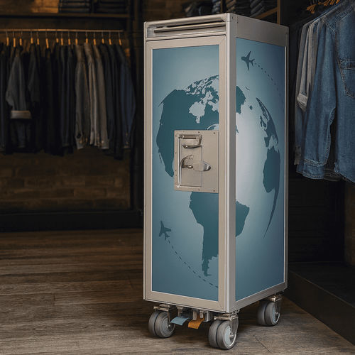 Carrello di aereo - GLOBE  - Skypak - di stoccaggio / da ufficio / personalizzabile