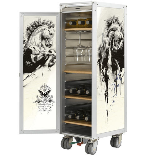 Carrello per bibite - PICCADILLY CIRCUS - Skypak - per trasporto pasti / di stoccaggio / di aereo