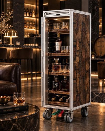 Carrello per bibite - LA BARRIQUE - Skypak - per degustazione di vini / portatavoli / multiuso