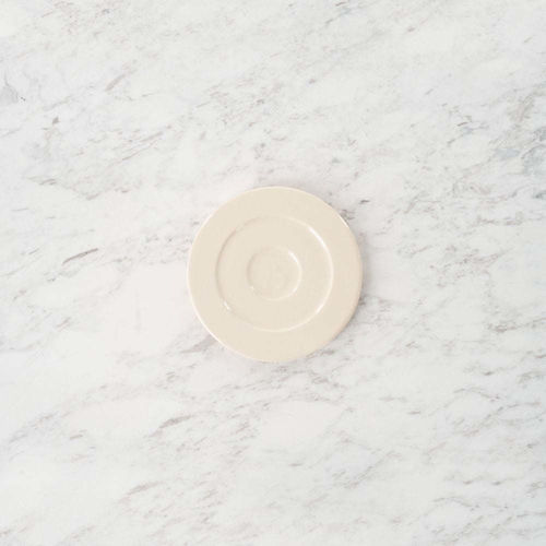 Piatto piatto - MAISON PICHON - rotondo / in ceramica smaltata / per hotel