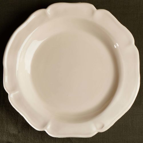 Piatto fondo - MAISON PICHON - rotondo / in ceramica smaltata / a tinta unita