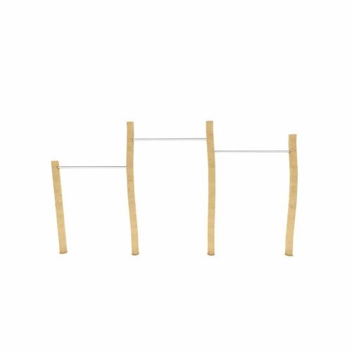 Barra di trazione tripla - PULL UP - ASLIPARK ÇEVRE TASARIM VE MÜH. SAN. DIŞ TİC. LTD. ŞTİ (Robiwood) - in legno / per esterni / per percorso vita