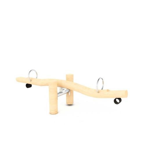 Altalena basculante in legno - SK1014-N - ASLIPARK ÇEVRE TASARIM VE MÜH. SAN. DIŞ TİC. LTD. ŞTİ (Robiwood) - in acciaio inossidabile / per parco giochi