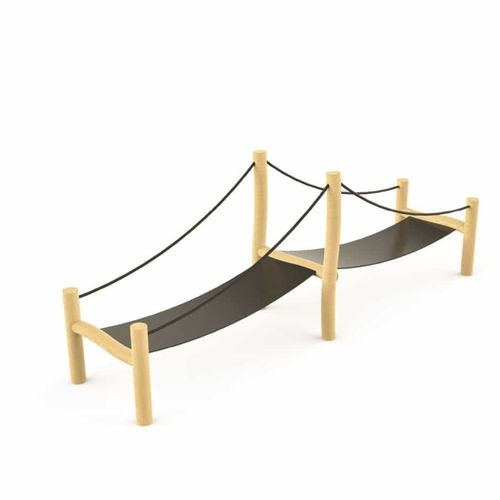 Ponte per parco giochi in acciaio inossidabile - RPP1041-N - ASLIPARK ÇEVRE TASARIM VE MÜH. SAN. DIŞ TİC. LTD. ŞTİ (Robiwood) - in legno