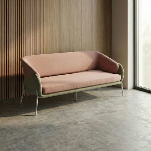 Divano contemporaneo - AG 106 - UAB "Dzūkijos baldų fabrikas" - da sala / in tessuto / con braccioli