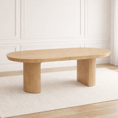 Tavolo da pranzo contemporaneo - RE 104 - UAB "Dzūkijos baldų fabrikas" - in metallo / in MDF / in melaminico