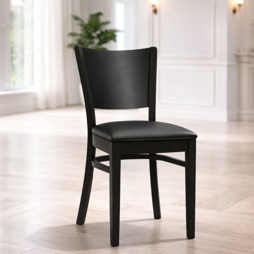 Sedia da pranzo contemporanea - KP 125 - UAB "Dzūkijos baldų fabrikas" - per interni / in pelle / in legno