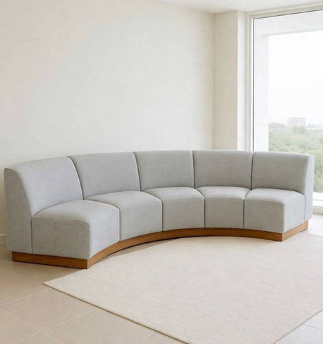 Divano a semicerchio - DBF 713 - UAB "Dzūkijos baldų fabrikas" - contemporaneo / indoor / in tessuto