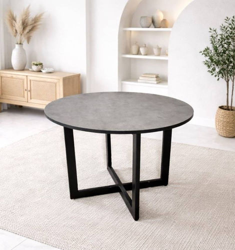Tavolino basso contemporaneo - DBF 882 - UAB "Dzūkijos baldų fabrikas" - in MDF / in laminato / con supporto in metallo
