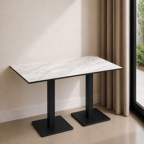 Tavolo da pranzo in HPL - BT 140 - UAB "Dzūkijos baldų fabrikas" - in legno / in metallo / in laminato