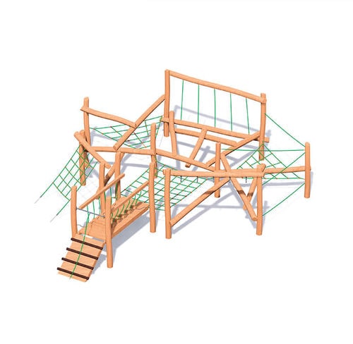 Percorso a ostacoli per parco giochi - MIYAGI - MACAGI s.r.l. - da slalom / piattaforma / con rampa